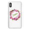 Floral Baby Name iPhoneX