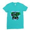 World's Best Dad Look Like Ladies Fitted T-Shirt