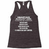 Smartass August Girl Racerback Tank