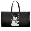 christmas snowman Weekender Totes