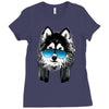 huskie music Ladies Fitted T-Shirt