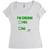 im drunk Women's Triblend Scoop T-shirt