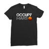 elon musk occupy mars Ladies Fitted T-Shirt