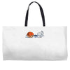 the hare and the shell Weekender Totes