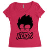 nerds Women's Triblend Scoop T-shirt