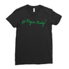 Go vegan baby Ladies Fitted T-Shirt
