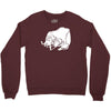 sancho und pancho kult fun fr&ouml;sche frog oldschool Crewneck Sweatshirt