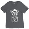 Family Trip To Moon V-Neck Tee