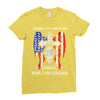 stand for the flag kneel for the cross Ladies Fitted T-Shirt