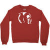 the crow die krahe horror Crewneck Sweatshirt