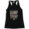 dump trump Racerback Tank