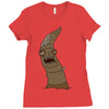 worm zombie Ladies Fitted T-Shirt
