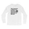 The Universe Is Made Of Protons, Neutrons, Electrons, Morons Long Sleeve Shirts