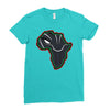 african black panther Ladies Fitted T-Shirt