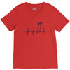 my heart beats for parrots V-Neck Tee
