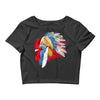 chief many feathers Crop Top