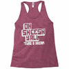 oh sheesh y'all (2) Racerback Tank