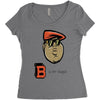the big b Women's Triblend Scoop T-shirt