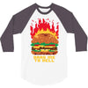 burger fever 3/4 Sleeve Shirt