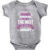 All Women Created Equal But The Best Born In January Baby Onesie