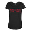 allergic to bullshit Maternity Scoop Neck T-shirt