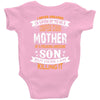 Super Cool Mother Of A Freaking Awesome Son Baby Onesie