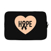 Hope With Heart Laptop sleeve