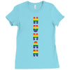 Human, Gay Pride Ladies Fitted T-Shirt