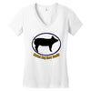 hog show family Women's V-Neck T-Shirt