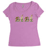 bebe Women's Triblend Scoop T-shirt