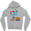 gumball test your might Zipper Hoodie