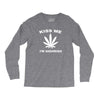 kiss me i'm highrish Long Sleeve Shirts