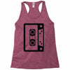 retro cassette Racerback Tank