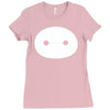 big hero 6 baymax head eyes Ladies Fitted T-Shirt