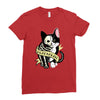 schrodinger cat tattoo Ladies Fitted T-Shirt