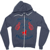 this girl love her chihuahua Zipper Hoodie