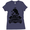 I Am Beagle Actually In A Very Commited Relationship Ladies Fitted T-Shirt