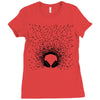 headphones Ladies Fitted T-Shirt