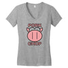 pork cho Women's V-Neck T-Shirt