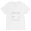 running, we all need a little motivation V-Neck Tee