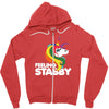 feeling stabby Zipper Hoodie