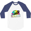 neon lacrosse 3/4 Sleeve Shirt