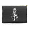 fallen soldier ribbon never forget military Accessory Pouches