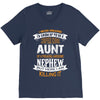 Super Cool Aunt Of A Freaking Awesome Nephew V-Neck Tee