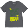 rage quit V-Neck Tee
