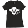 uomo jeeg robot d'acciaio stampa bianca cartoon&amp;fumetti Ladies Fitted T-Shirt