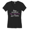 Dear Parents Tag You're It Love Teachers Women's Women's V-Neck T-Shirt