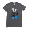 papa bunny Ladies Fitted T-Shirt