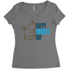 happy father&rsquo;s day Women's Triblend Scoop T-shirt