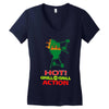 hot grill on grill action Women's V-Neck T-Shirt